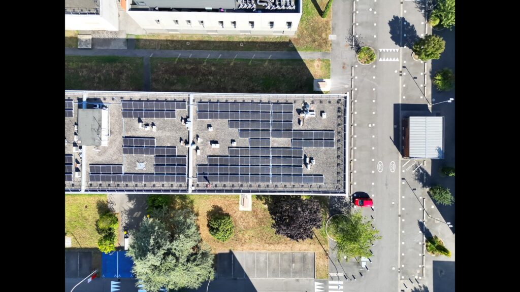 Bâtiment dans le spectre visible